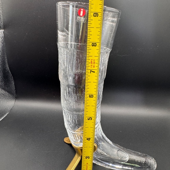 Vintage Iittala Drinking Horn - Valto Kokko Design (1984-1995) - Made in Finland - Picture 7 of 8